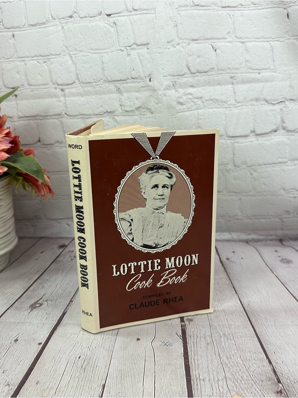 Lottie Moon Cook Book by Claude Rhea - Brown Cover